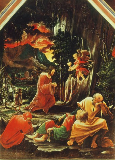 The Agony in the Garden, from the St. Florian Altarpiece, c.1515 by Albrecht Altdorfer